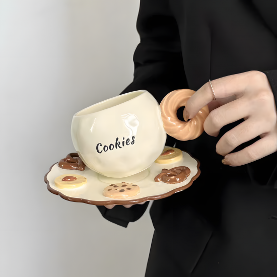 Porcelain Mug & Plate